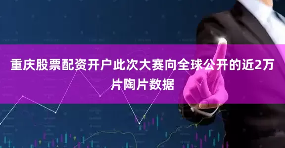 重庆股票配资开户此次大赛向全球公开的近2万片陶片数据